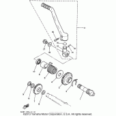 Схема вузла: Привід стартера Yamaha WR250 WR250Z