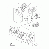 Схема вузла: Впускна система Yamaha XVS400 Drag Star