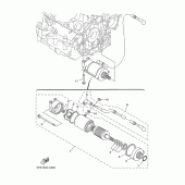 Схема вузла: Електричний стартер Yamaha TDM900