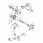 Схема вузла: Водяний насос Yamaha YZF-R1 R1S