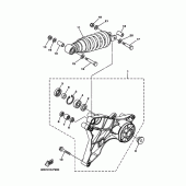 Схема вузла: Задній важіль та Підвіска Yamaha YP250 Majesty