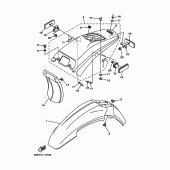 Схема узла: Крыло Yamaha TT-R250 TT-R250