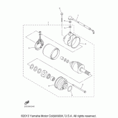 Схема узла: Стартер электрический Yamaha FZ6 FZ6R