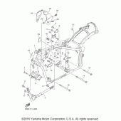 Схема вузла: Рама Yamaha XVS1300 V-Star Tourer