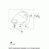 Схема вузла: Сидіння Yamaha XVS950 Bolt R-Spec