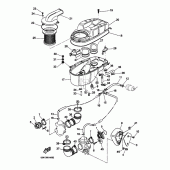 Схема узла: Впускная система Yamaha BT1100 Bulldog