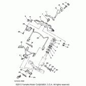 Схема узла: Рулевой механизм Yamaha XV535 Virago