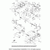 Схема вузла: Поворотники Yamaha XV1700 Road Star Midnight