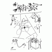 Схема узла: Elektrische ausrustung 1 Yamaha XT600 XT600
