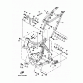 Схема вузла: Рама Yamaha YZ250 YZ250X