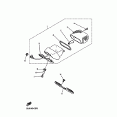 Схема вузла: Задній ліхтар (Стоп-сигнал) Yamaha XV250 V-Star
