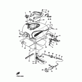 Схема узла: Топливный бак Yamaha XVS1100 Drag Star Classic