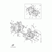 Схема вузла: Картер двигуна Yamaha YZ125