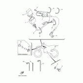 Схема вузла: Електроустаткування 1 Yamaha TTR125 TT-R125