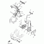 Схема узла: Масляный насос Yamaha XV1100 Virago