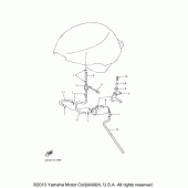 Схема узла: Топливный бак (2) Yamaha YZF600R Thundercat