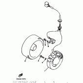 Схема узла: Генератор Yamaha TRX850