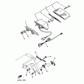 Схема вузла: Задній ліхтар (Стоп сигнал) Yamaha XTZ660 Tenere