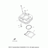 Схема вузла: Циліндр Yamaha TT-R250 TT-R250