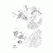 Схема вузла: Масляний насос Yamaha XG250 TRICKER