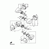 Схема вузла: Поворотники Yamaha YZF-R6/ YZF600 R6