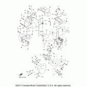 Схема вузла: Боковая крышка Yamaha XVS1300 V-Star Tourer