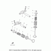 Схема вузла: Клапан Yamaha TTR230 TT-R230