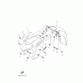 Схема узла: Крыло Yamaha XP500 T-MAX 530