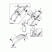 Схема вузла: Крило Yamaha TTR125 TT-R125