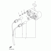 Схема узла: Задний фонарь (Стоп-сигнал) Yamaha YZF-R1 R1