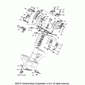 Схема вузла: Рульовий механізм Yamaha XV1900 Raider