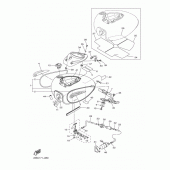 Схема узла: Топливный бак Yamaha XVS1100 V-Star Classic