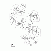 Схема вузла: Підніжки та Підставка Yamaha YZF-R1 R1