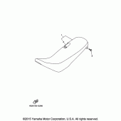 Схема вузла: Сидіння Yamaha TTR125 TT-R125