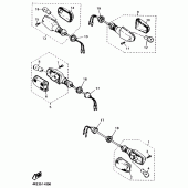 Схема узла: Поворотники Yamaha XJ600 Diversion (Naked)