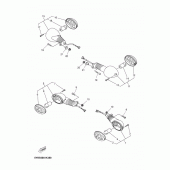 Схема вузла: Поворотники Yamaha MT03 MT-03