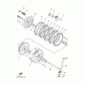 Схема вузла: Зчеплення Yamaha XT125