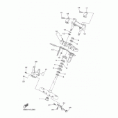 Схема вузла: Рульовий механізм Yamaha XVS1300 V-Star Deluxe