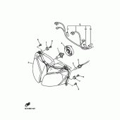 Схема вузла: Фара Yamaha FZS1000 FAZER