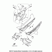 Схема вузла: Бічна кришка Yamaha XT250 XT250