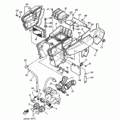 Схема вузла: Впускна система Yamaha XT600 XT600