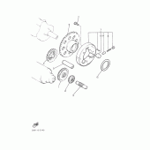 Схема вузла: Привід стартера Yamaha VMX12 V-MAX