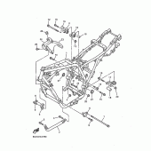 Схема вузла: Рама Yamaha XJR1300