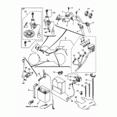 Схема вузла: Електроустаткування 1 Yamaha YZF-R3