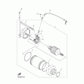Схема вузла: Електричний стартер Yamaha YZF-R1 R1