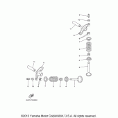 Схема вузла: Клапан Yamaha TTR125 TT-R125