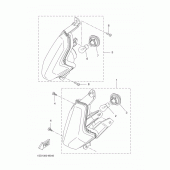 Схема вузла: Поворотники Yamaha YP250 X-MAX