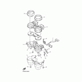 Схема узла: Панель приборов Yamaha XJR1300