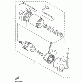 Схема вузла: Електричний стартер Yamaha YZF-R1 R1