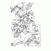 Схема узла: Крыло Yamaha XJR1300